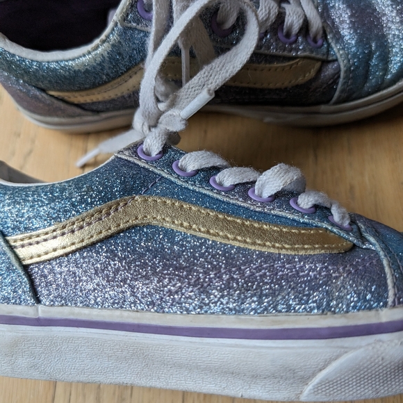 VANS glitter old skool classic sneakers size 13 - Picture 7 of 9